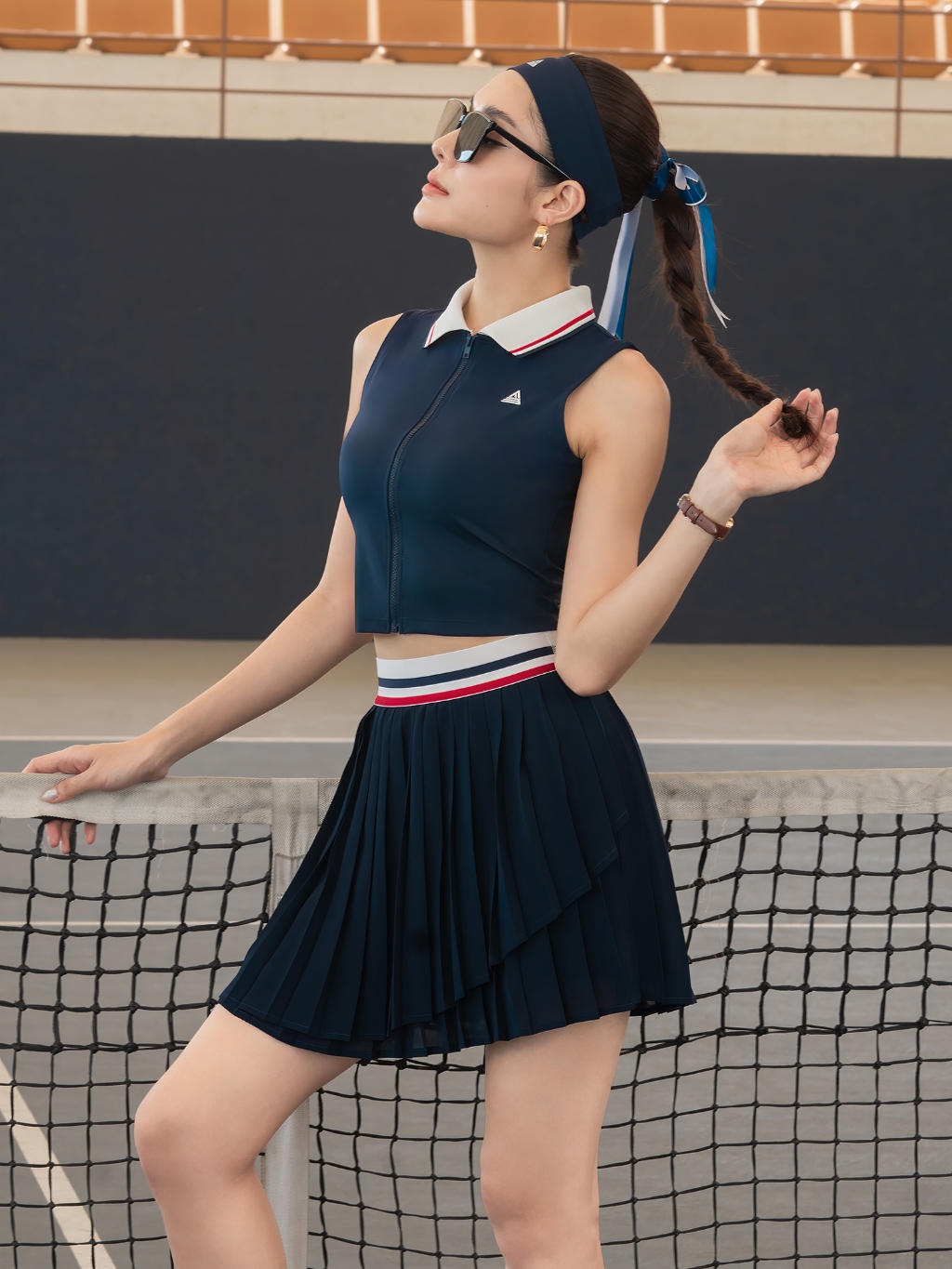 Ảnh Băng đô thể thao nữ Fitme Headband chạy bộ, chơi tennis, pickleball co giãn thấm hút mồ hôi BDTN01 2