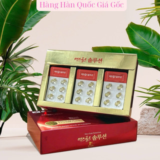 [ Hàng Mới Về ] Tinh Dầu Thông Đỏ Cao Cấp Max Gold Solution Hộp 90 Viên