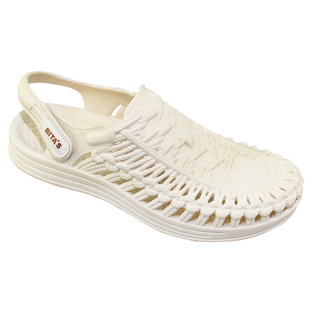 Ảnh Sandal đế bằng nữ Bita's SANRO.01 (Đen + Hồng ruốc + Kem + Tím) 4