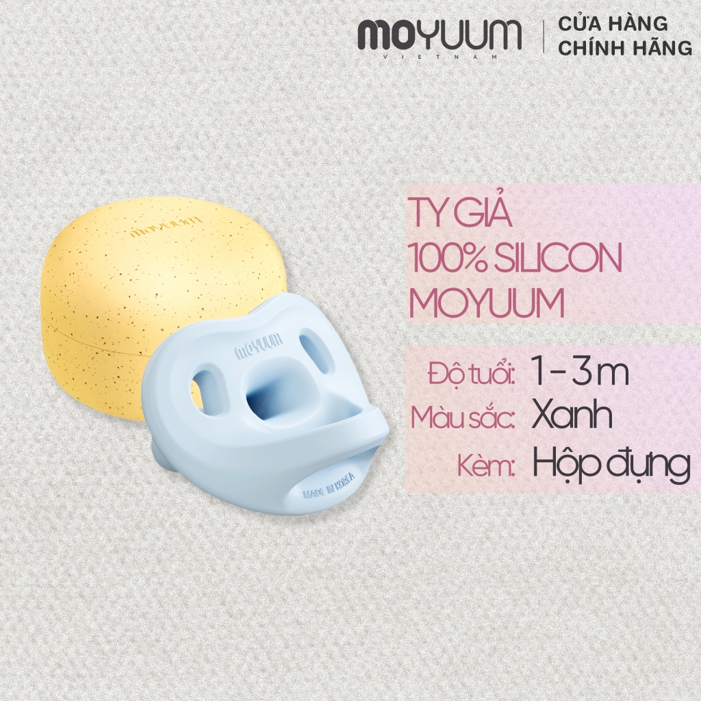 Ảnh Ti giả 100% silicon Moyuum - 1-3m - Màu xanh 1