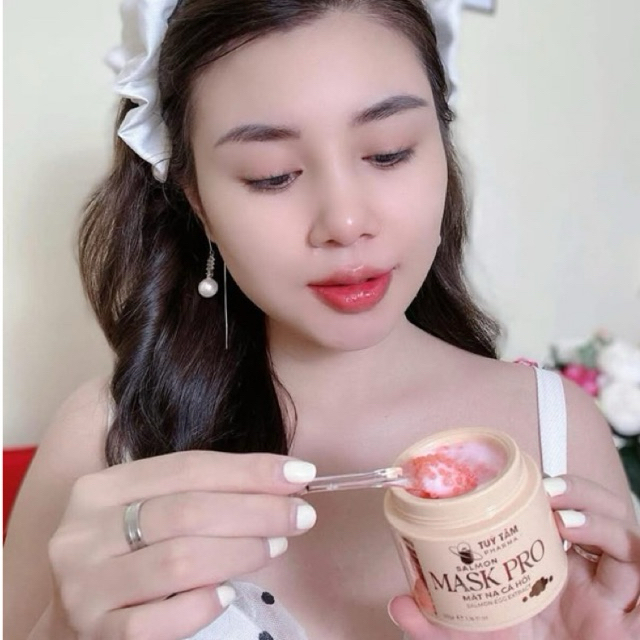 Mặt nạ trứng cá hồi giúp da sáng mịn căng bóng dưỡng cấp ẩm làn da  cứu tinh của sự lão hoá Skincare Collagen Tùy Tâm