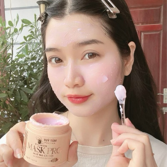 Mặt nạ trứng cá hồi giúp da sáng mịn căng bóng dưỡng cấp ẩm làn da  cứu tinh của sự lão hoá Skincare Collagen Tùy Tâm