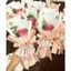 IK Bó Hoa Ốc Quế Gấu Bông Mini, Set Hoa Quà Tặng Valentine Sinh Nhật QUA4