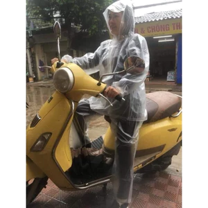 BỘ QUẦN ÁO MƯA NILON TRONG SUỐT SIÊU RẺ ĐẸP