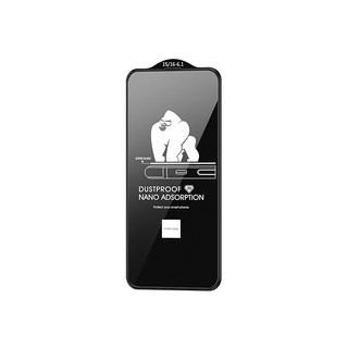 Kính FULL MÀN NANO CHỐNG BỤI SIÊU DỄ DÁN hộp cam WTP-029 cho iPHONE đủ mã