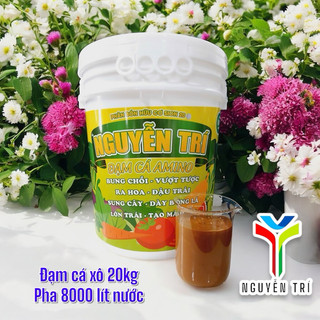 Xô đạm cá nguyên chất 20kg