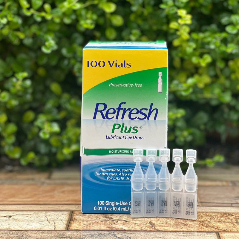 Hộp 100 tuyp REFRESH PLUS ® Lubricant Eye Drops hàng Mỹ | Shopee Việt Nam