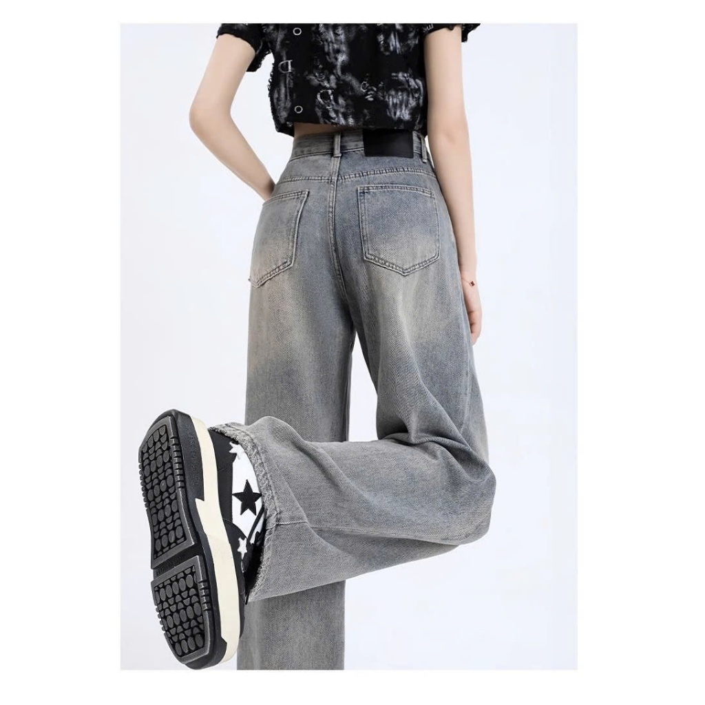 Quần Jeans nữ ống xuông trơn tôn dáng, cá tính, trẻ trung, Quần Jeans phong cách Hàn Quốc Z1174