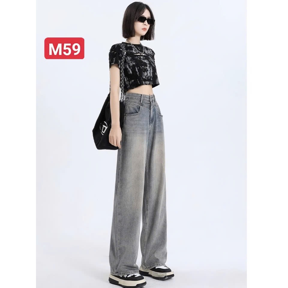 Quần Jeans nữ ống xuông trơn tôn dáng, cá tính, trẻ trung, Quần Jeans phong cách Hàn Quốc Z1174