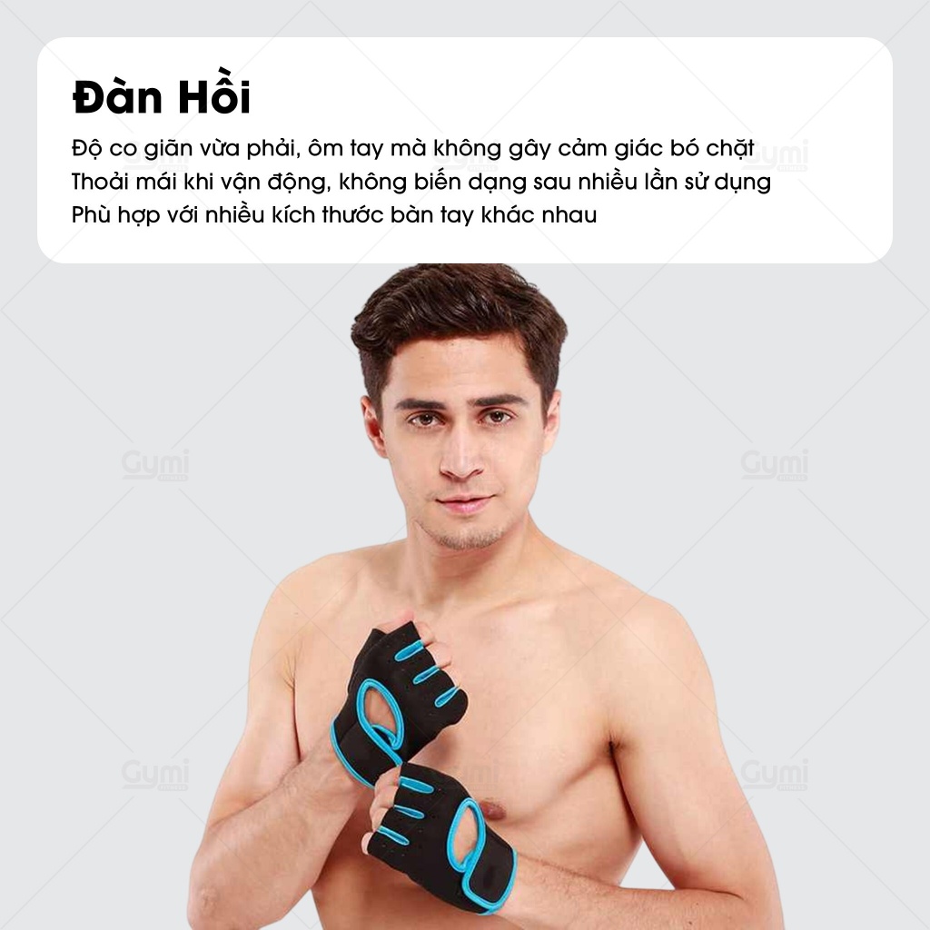 Găng Tay Tập Gym Nữ, Găng Tay Tập Thể Hình Nữ - Găng Tay Mút - GT-HoDan