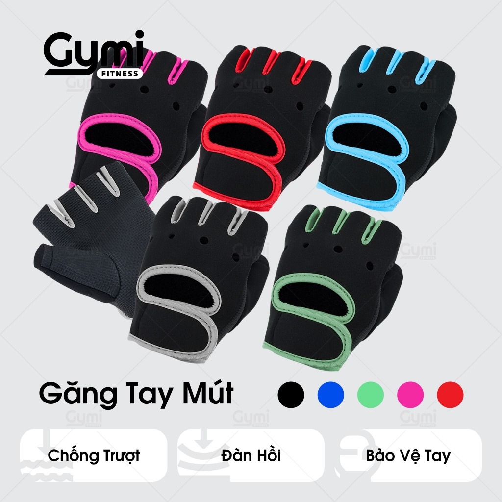 Găng Tay Tập Gym Nữ, Găng Tay Tập Thể Hình Nữ - Găng Tay Mút - GT-HoDan
