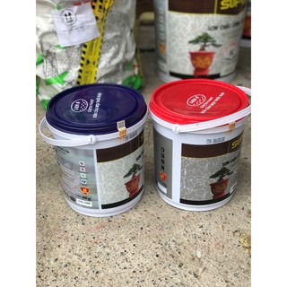 Sơn chậu cảnh cao cấp SuPon màu đỏ gạch – Mã SP 0011, hộp 4 kg, hộp 1kg