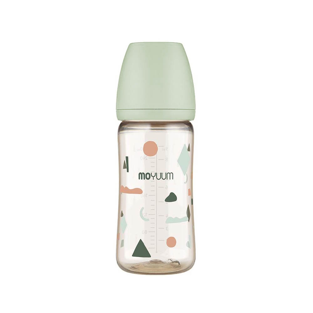 Ảnh Bình sữa PPSU Moyuum - Mây xanh - 270ml - Kèm núm 2 2