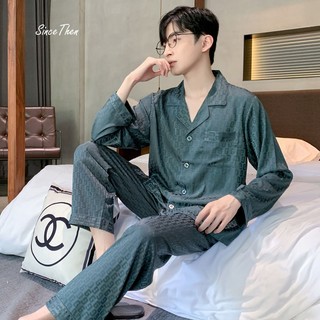 Bộ ngủ pijama nam, bộ pijama nam cao cấp mặc nhà (Kèm ảnh cận vải) - Since Then