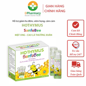 Siro Hothymus SanfoBee, Giải pháp cho trẻ ho cảm dai dẳng hay tái phát, hộp 30 gói x 5ml