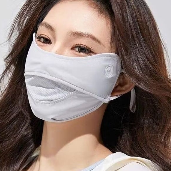 Khẩu trang chống nắng chất Lụa mát thoáng khí (Chống Tia UV Mặt trời )dành cho nữ KT6