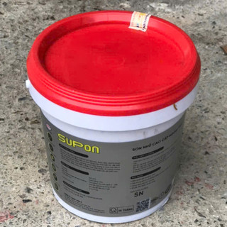 Sơn chậu cảnh cao cấp SuPon màu nâu cánh gián, hộp 1kg, 5 chổi quét sơn