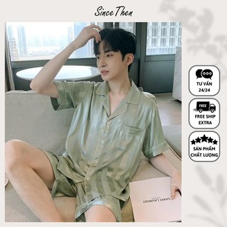 Bộ ngủ pijama nam, Đồ ngủ cho nam giới dành cho nam đẹp (kèm ảnh cận vải) - Sincethen