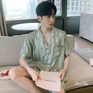 Bộ ngủ pijama nam, Đồ ngủ cho nam giới dành cho nam đẹp (kèm ảnh cận vải) - Sincethen