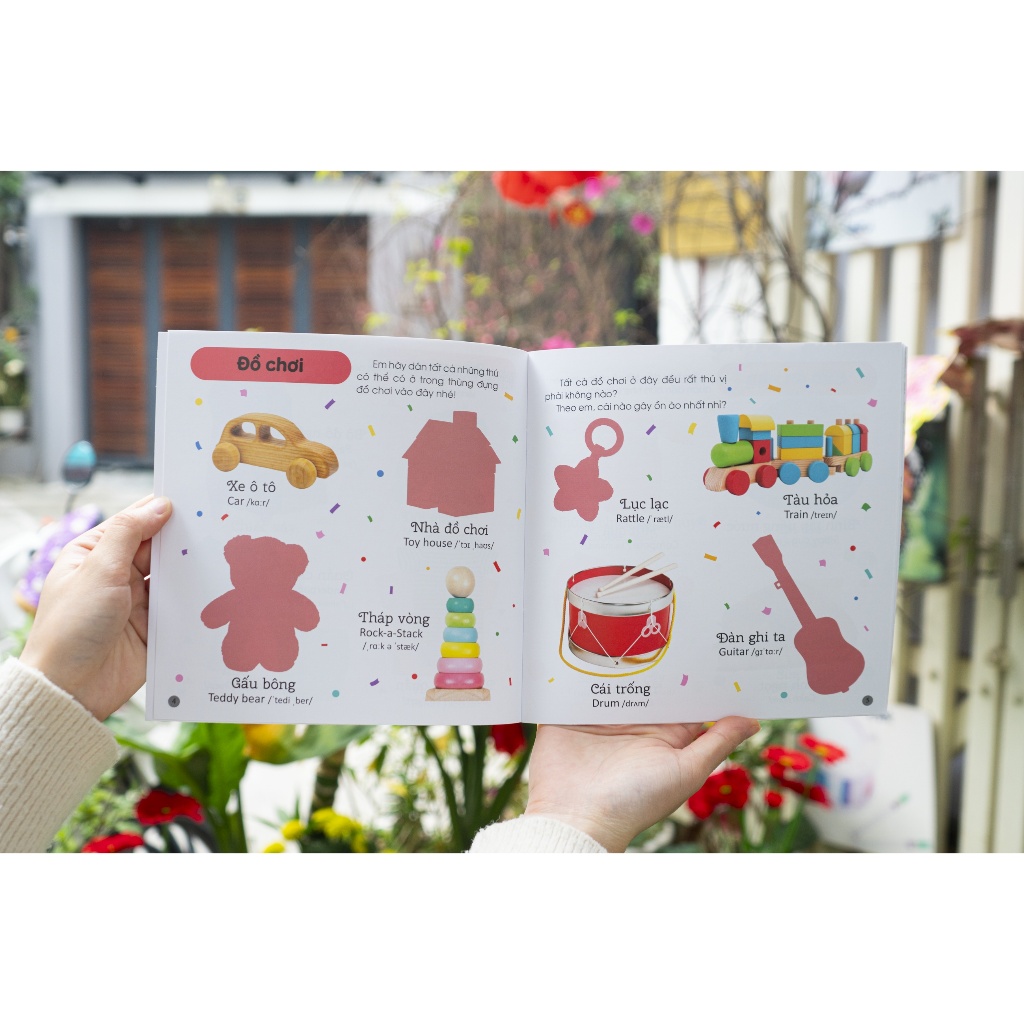 Ảnh Sách bóc dán phát triển ngôn ngữ và nhận biết - Cho trẻ từ 3 tuổi - Đinh Tị Books 1