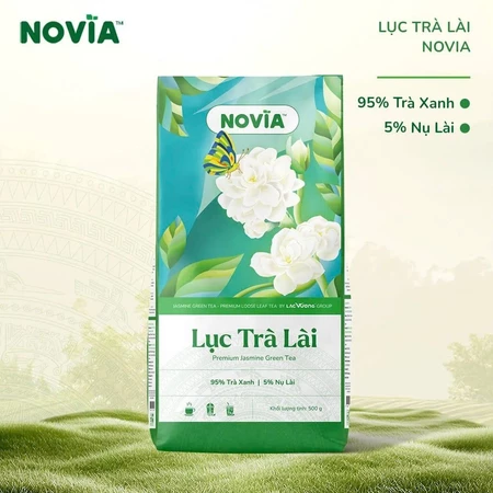 Lục Trà Lài Novia Hương Vị Tự Nhiên 500g Trà Xanh Hoa Lài