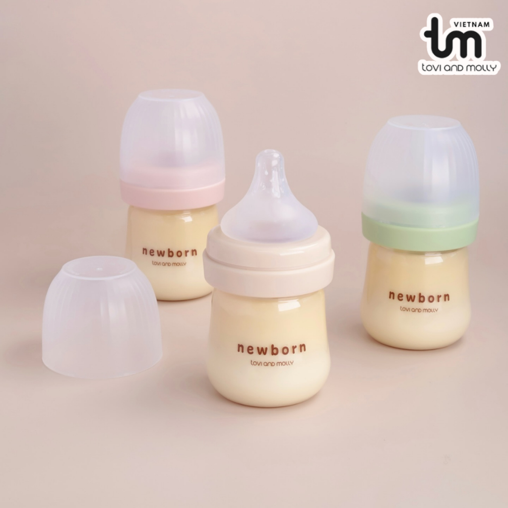 Ảnh BÌNH SỮA TOVI AND MOLLY PPSU NEWBORN (HỒNG,XANH,KEM) - 80ML 4