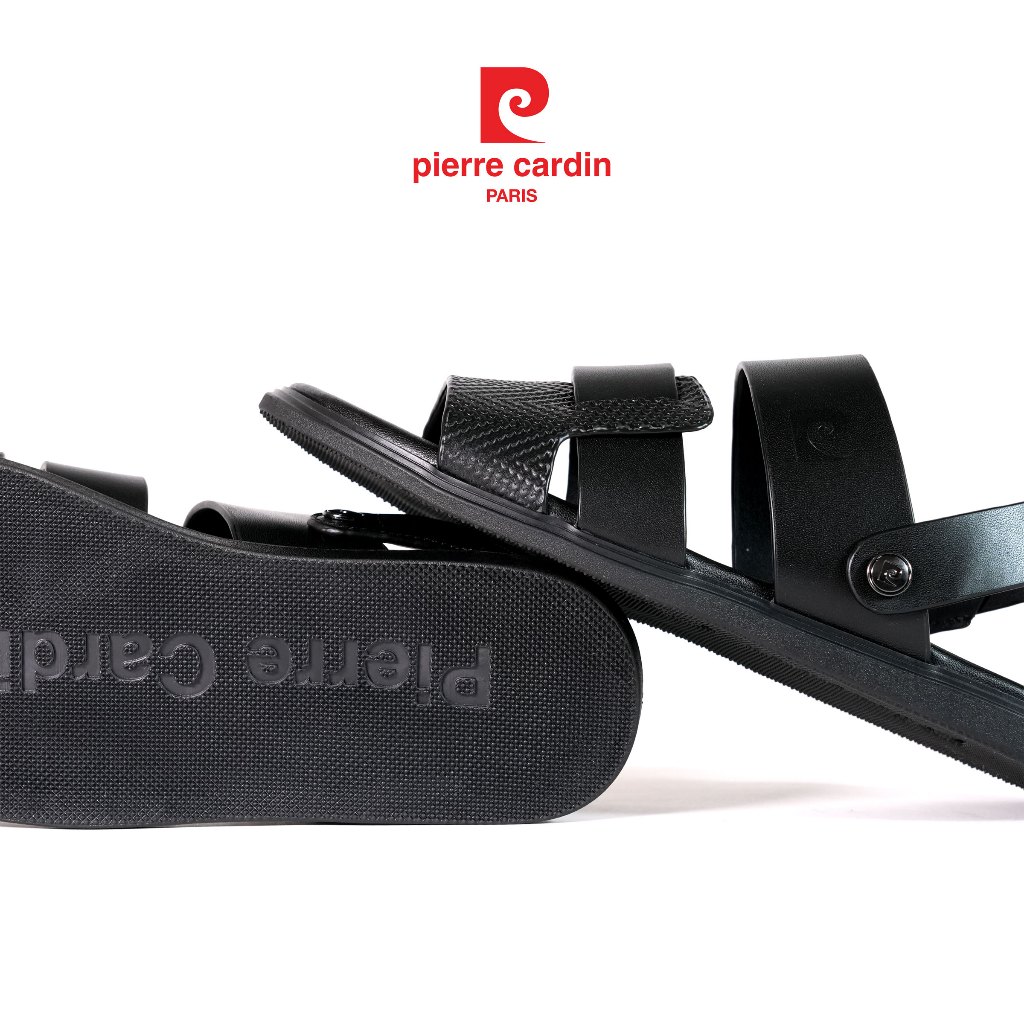 Ảnh Sandal nam Pierre Cardin chất liệu da bò thật, thiết kế quai ngang độc đáo, đế cao su nguyên khôi - 165 2