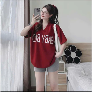 Sét áo thun kèm quần in chữ BABYBOO phong cách Hàn Quốc M1596