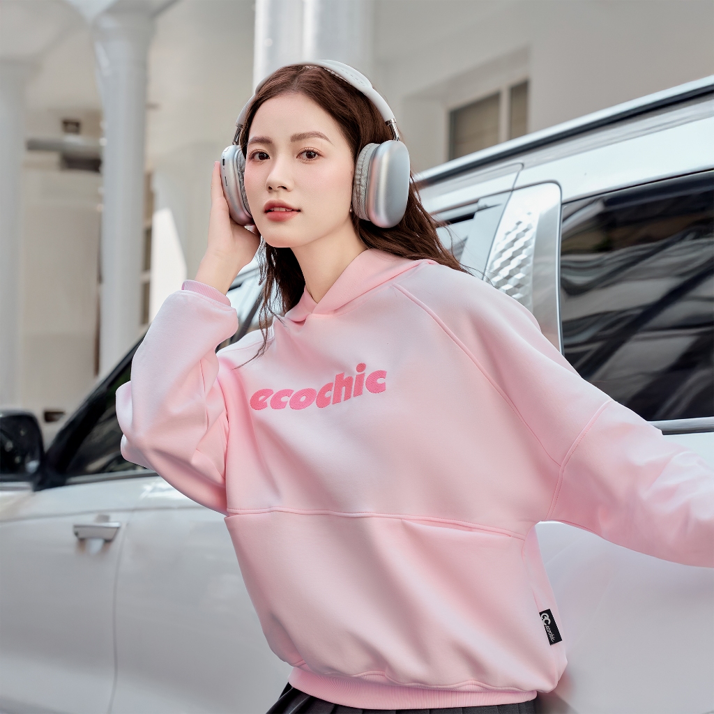 Áo Hoodie LYRA HOODIE ECOCHIC Logo Thêu Chất Liệu Cao Cấp Công Nghệ Mới Local Brand Unisex TIMELESS ESSENTIALS B086