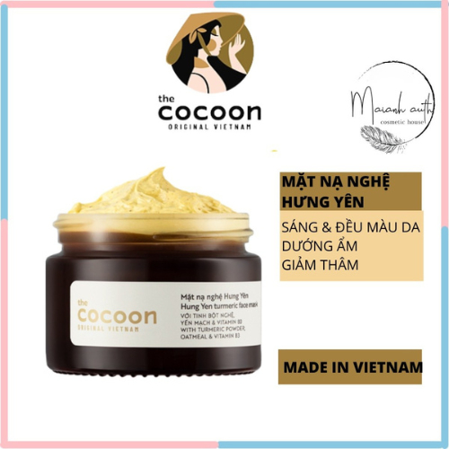 Mặt nạ nghệ Hưng Yên Cocoon - Hung Yen turmeric face mask | Shopee Việt Nam