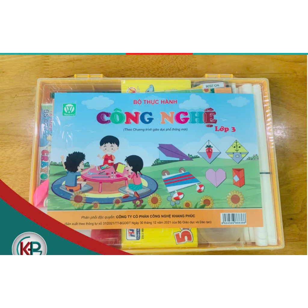 Bộ thực hành môn Công Nghệ lớp 3 ( Công ty Khang Phúc).