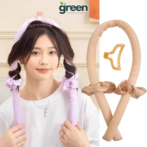 Thanh Uốn Tóc Xoăn Không Cần Dùng Nhiệt, Băng Đô Uốn Tóc Xoăn Tự Nhiên Bồng Bềnh