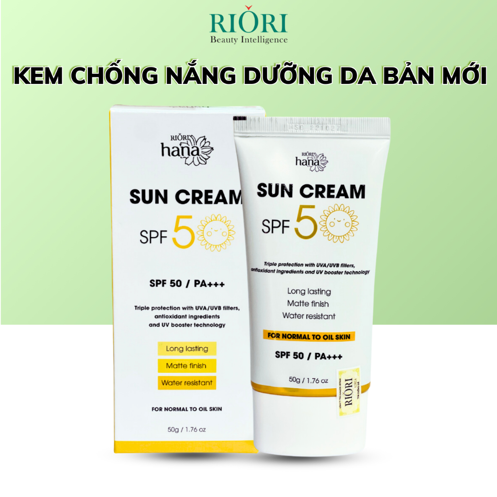 Ảnh Kem Chống Nắng Dưỡng Da RIORI HANA SUNCREAM SPF 50, 50G 3