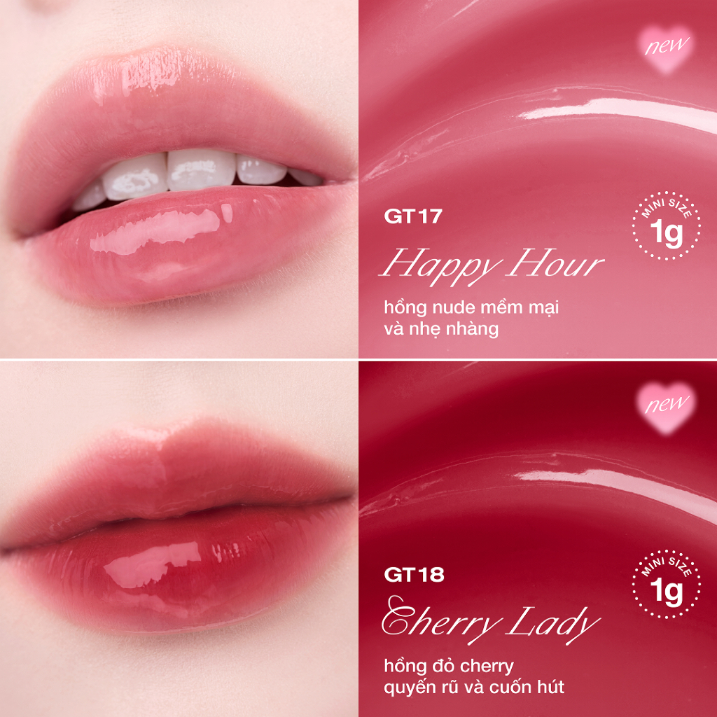 Ảnh Son Tint Bóng OFÉLIA Lolli Glow Tint (Mini size 1g) 1