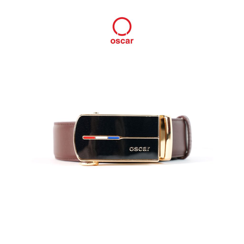 Ảnh Thắt lưng nam Oscar khóa tự động, dây da bò thật nhập khẩu, khóa kim loại không gỉ - 050 2