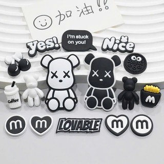 Set jibbitz 2d gắn dép trang trí dép cute, jibbitz nhựa dẻo, set jibbitz theo chủ đề Doraemon, kurumi, shin,..