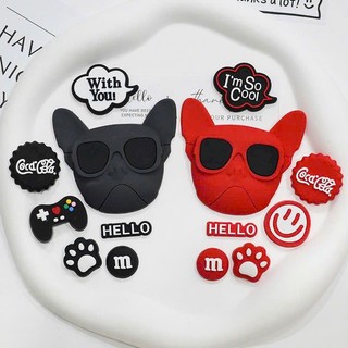 Set jibbitz 2d gắn dép trang trí dép cute, jibbitz nhựa dẻo, set jibbitz theo chủ đề Doraemon, kurumi, shin,..