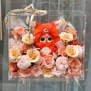 (CHUYÊN SỈ-HỎA TỐC) Hộp valy mica trong suốt đựng babythree gấu bông hoa khô hoa sáp Quà tặng 14/2 8/3 20/10 cao cấp