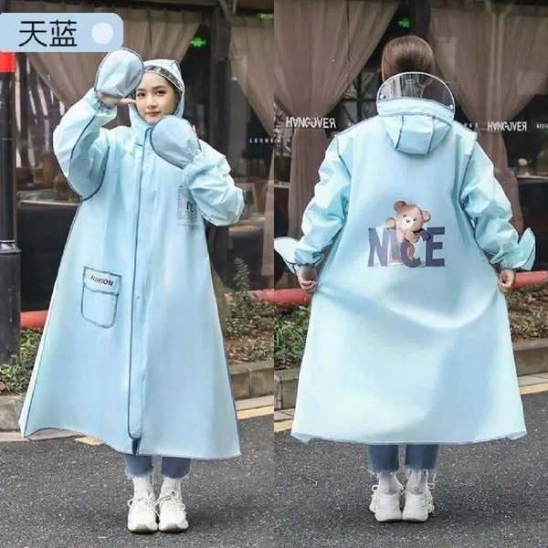 ÁO MƯA MĂNG TÔ GẤU CHẤT DÀY ĐẸP CHO NAM VÀ NỮ