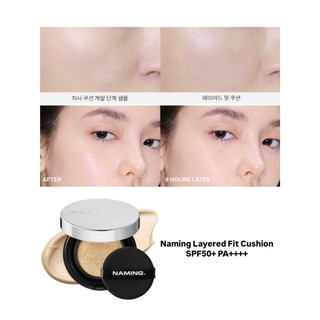 Cushion NAMING Zero Gravity Cover Fit / Layered Fit SPF50+ PA+++ / Cover Up 12g