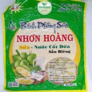 Ăn vặt huyền thoại Bánh phồng sữa nước cốt dừa-Đặc sản Bến Tre bịch 10 cái
