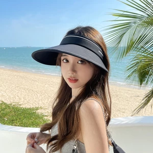 Mũ nón chống nắng UV nửa đầu đẹp cho nữ AAA iLita nón rộng vành visor cao cấp phong cách uzzang