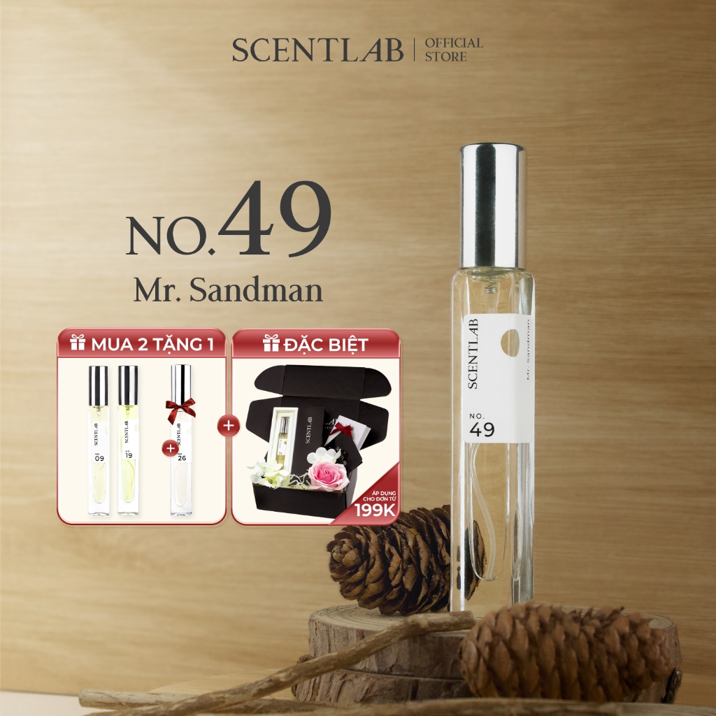 Ảnh Nước hoa nam mini SCENTLAB No.49 hương gỗ cổ điển sang trong lưu hương 8h- xịt 10ml 1