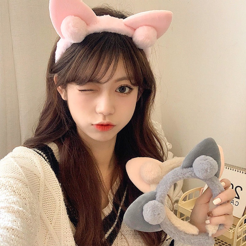 Cài tóc băng đô bờm lông cute dễ thương phụ kiện tóc rửa mặt skincare đa dạng mẫu mã hình thù ngộ nghĩnh