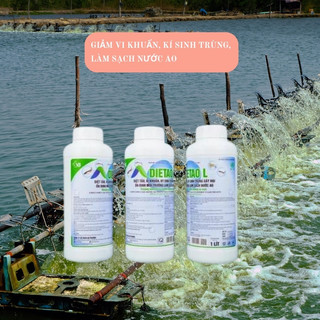 Thuốc thuỷ sản A Dietao L chai 1 lít diệt tảo rong rêu giảm vi khuẩn, ổn định PH nước ao Vb Pharma