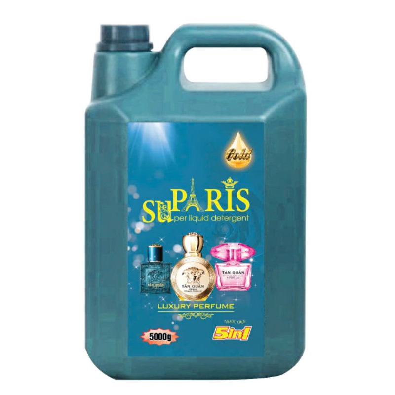SỈ COMBO 2 CAN  NƯỚC GIẶT PARI HƯƠNG Comfo và Downy MỖI CAN 5L ( 2 CAN 10L)