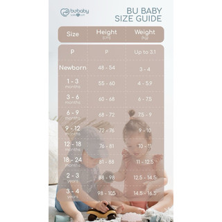 BuBaby Bộ ngắn tay cài chéo Bambus cao cấp cho bé trai và bé gái BBB130804