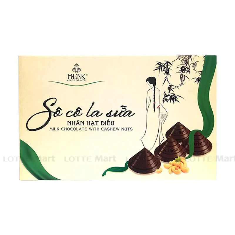 Socola Nón Lá Henk Hạt ĐIều 120G