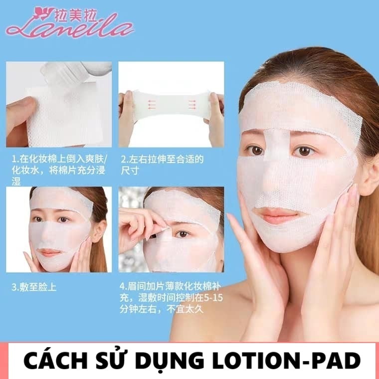 Bông tẩy trang LANEILA (LAMEILA) ⛔222miếng/túi ⛔