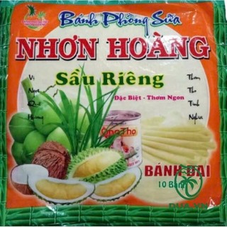 Ăn vặt huyền thoại Bánh phồng sữa nước cốt dừa-Đặc sản Bến Tre bịch 10 cái
